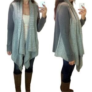 Anthropologie Saturday Sunday‎ Womens Lagenlook Casado Waterfall Cardigan Size M